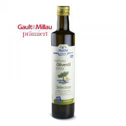 MANI natives Olivenöl extra, Selection, bio, 0,5 l Flasche